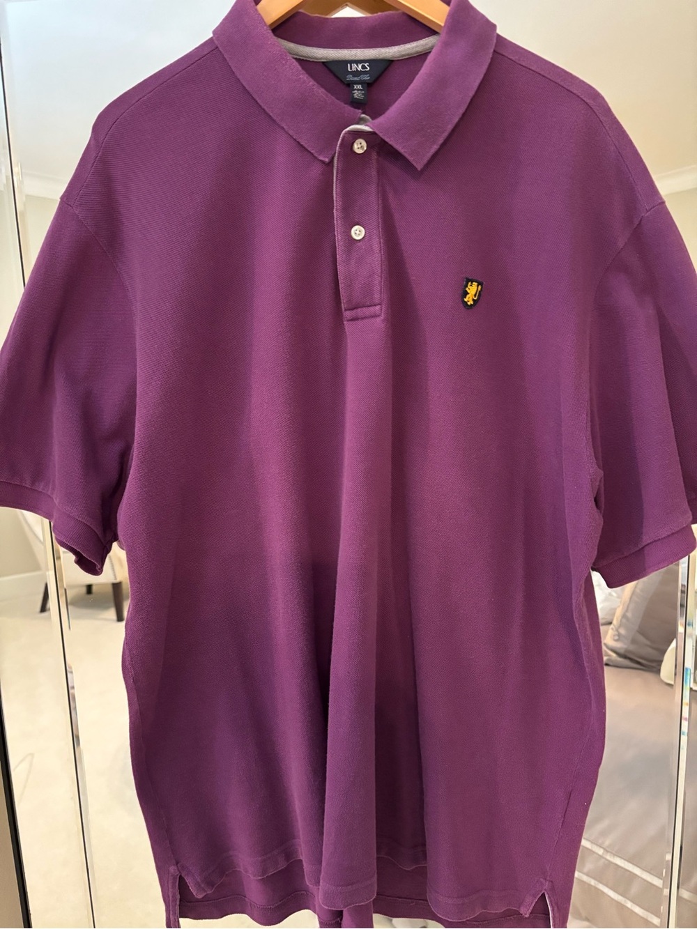 Links Polo Shirt Purple XXL